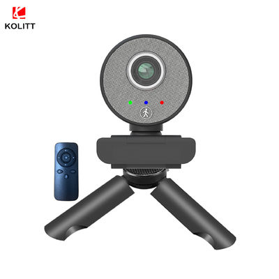 Auto Humanoid del webcam del aprendizaje a distancia que sigue la cámara de la videoconferencia