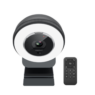 webcam de 5X Digitaces 2K Zoomable con teledirigido construido en cubierta de la aislamiento