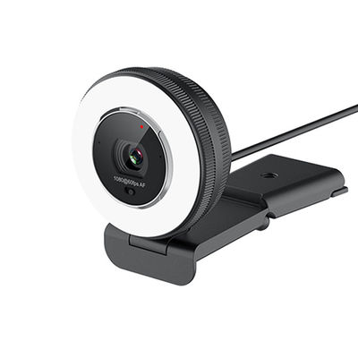Webcam teledirigido del ordenador portátil de la leva 1080P 60FPS de la corriente C24 con Ring Light