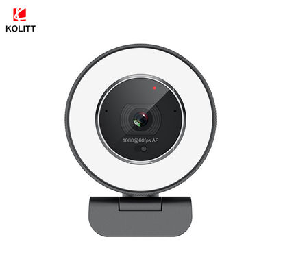 Webcam teledirigido del ordenador portátil de la leva 1080P 60FPS de la corriente C24 con Ring Light