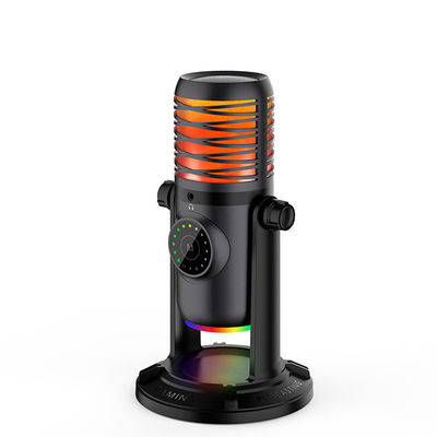 Micrófono del juego del condensador del RGB USB para el ordenador del teléfono del ordenador portátil de la PC
