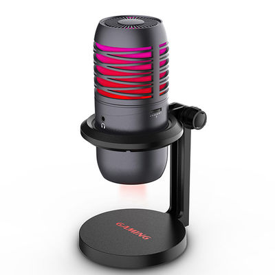 Micrófono del ordenador del estudio del ODM/del OEM, micrófono del RGB USB para fluir y cantar