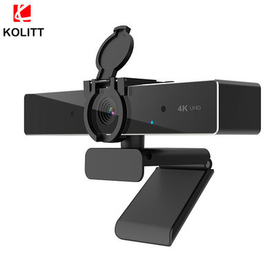 Webcam granangular del Autofocus 4K, alta cámara de la definición del USB con el micrófono dual