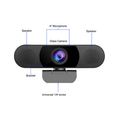 webcam video de 1080P HD, sistema de la cámara de la sala de conferencias con 4 micrófonos