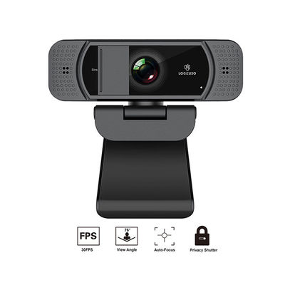 webcam del Autofocus del webcam de la cubierta de la aislamiento de 720P 1080P con el micrófono