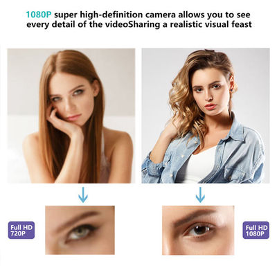 Webcam lleno del filtro de la belleza de HD 1080P con Ring And Microphone ligero