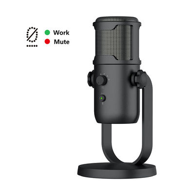 Condensador atado con alambre micrófono de condensador vocal 48000HZ del Karaoke USB