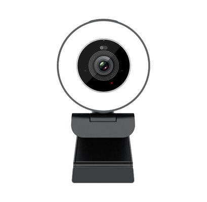 1080P webcam rotativo, webcam del Autofocus de 4K UHD con Ring Light
