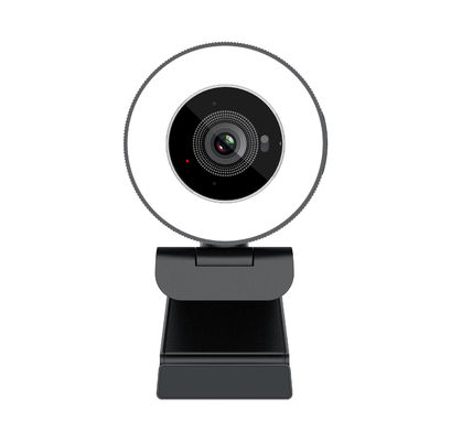 Formato del Autofocus H.264 de la cámara de Live Streaming Webcam USB con Ring Light