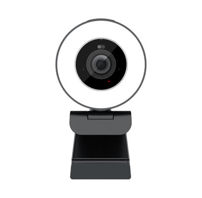 Formato del Autofocus H.264 de la cámara de Live Streaming Webcam USB con Ring Light