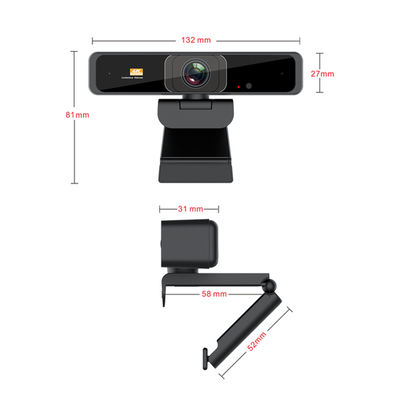 webcam de 4K UHD USB2.0 webcam granangular de 120 grados con el micrófono