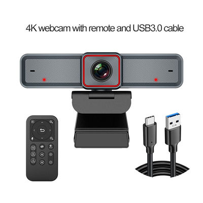 Cancelación de ruido ajustable Mics de Sony Sensor Auto Framing Webcam 2 AI del campo visual
