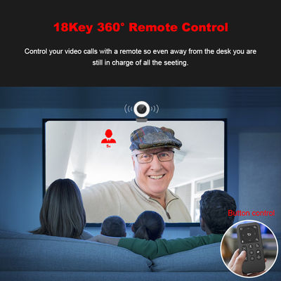 Webcames de la definición de la conectividad USB de la comunicación video altos construidos en el micrófono 2pcs