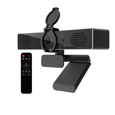30fps 2160P 4K Cámara web CMOS Micrófonos duales para grabación de video profesional