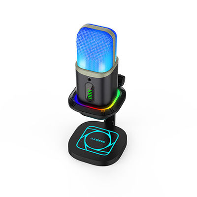 Micrófono del juego USB del CE, indicador de Mic With Quick Mute RGB del condensador de la PC